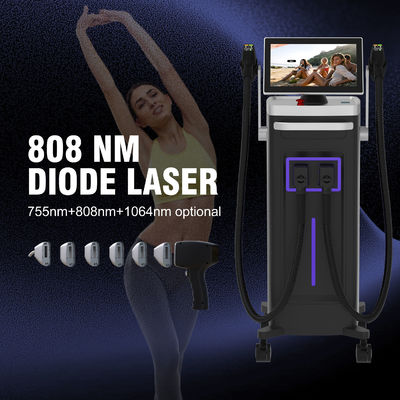 皮膚と髪の分析器 二酸化レーザー脱毛レーザーマシン レーザー ダイオド 808 755 940 1064 4 波長 二酸化レーザー脱毛