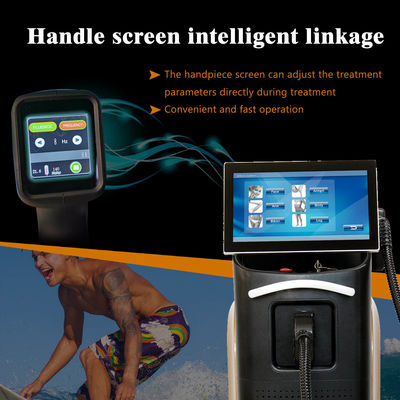 手持ちのダイオードレーザー脱毛装置 迅速な治療速度と安全な操作を 提供 皮膚科センターに最適