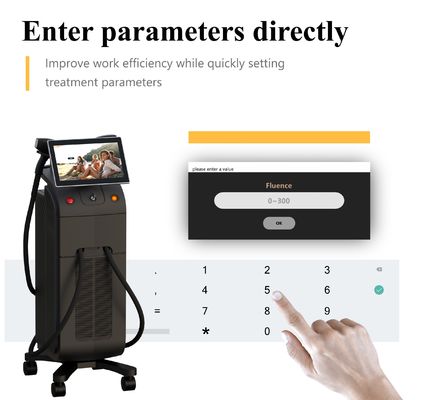 エルゴノミック・ダイオードレーザー脱毛装置 効率的な結果のための一貫したエネルギー出力と均一なスポットサイズを提供する