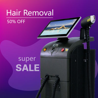 軽量なダイオードレーザー脱毛器 迅速な冷却技術 処置中の不快感を最小限に抑える