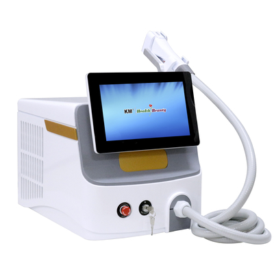 ポータブル ファイバー カップル ダイオード レーザー 永久脱毛機 810nm