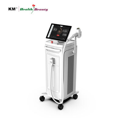 KM D16 White shell Portugal Depilation Diodo 755nm 3 Wave 810nm 808 nm Diode Laser Hair Removal Machine 
