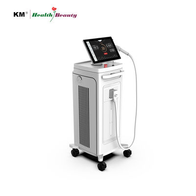 KM D16 White shell Portugal Depilation Diodo 755nm 3 Wave 810nm 808 nm Diode Laser Hair Removal Machine 